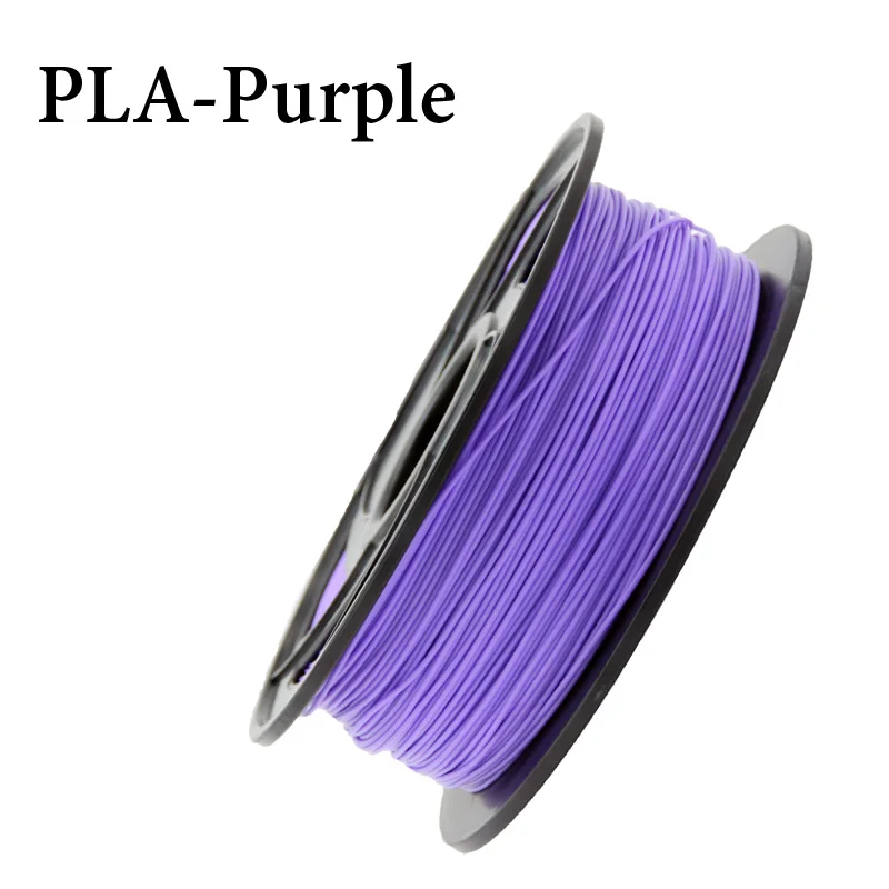 pla purple PLA ABS Гибкая нить для 3d принтера PETG 1,75 мм 1 кг/0,8 кг пластиковая нить материал для Createbot/MakerBot/RepRap высокое качество - Цвет: pla purple