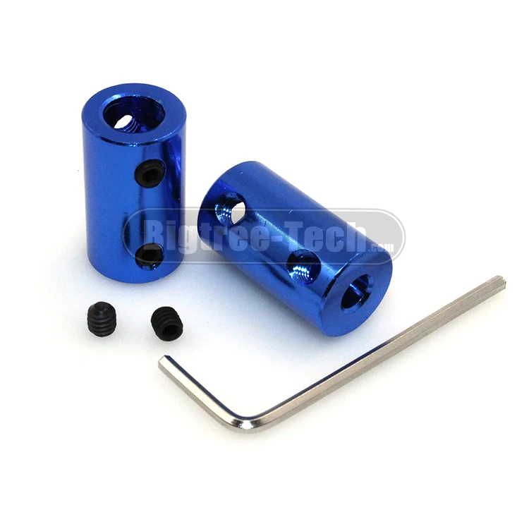 Запчасти для 3D принтера муфта с отверстием из алюминиевого сплава 5 мм 8 Синий
