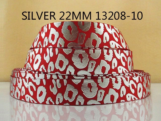 David accessories 7/" 22 мм точка высокое качество печатных резинка из полиэстера 10yds, материалы для ручных поделок, Свадебная подарочная упаковка, 10Yc2754 - Цвет: 1013208010