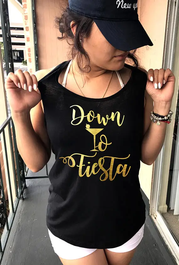 Пользовательские Свадебные Nacho средние невесты подружек футболки вниз к фиесте