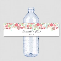 personalized wedding water bottle labelsstickersthank you tagsplace cards business baby shower bridal shower proposal cards