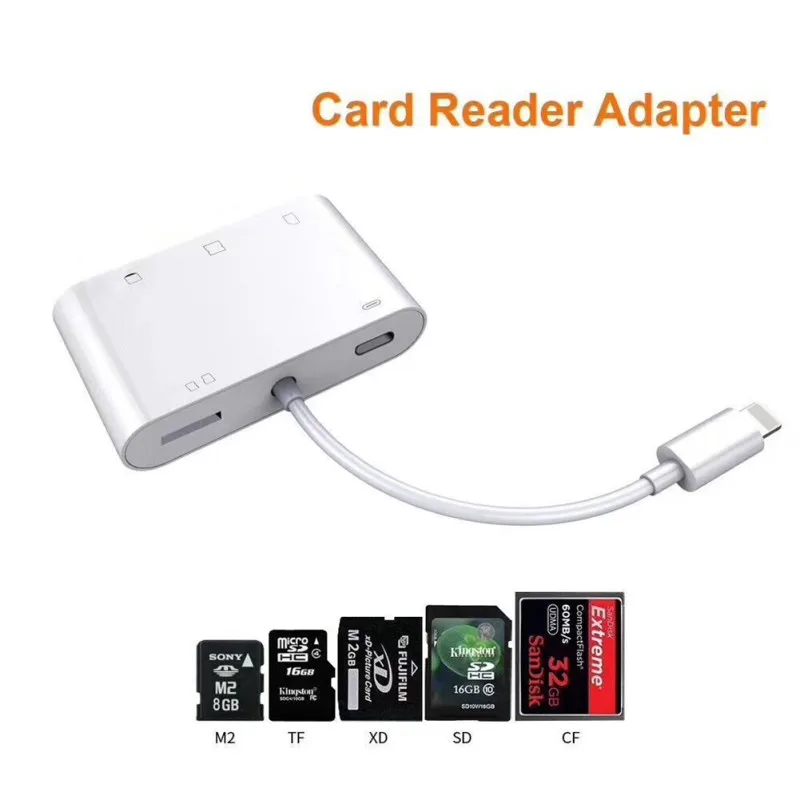Алюминиевый сплав для HDMI Jack аудио конвертер адаптер кардридер iPhone 5S/6/6 s/7/8/x