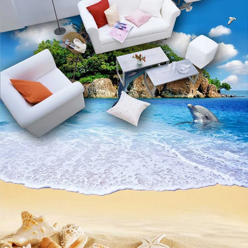 3D Настенные обои на заказ ПВХ виниловые водонепроницаемые самоклеящиеся