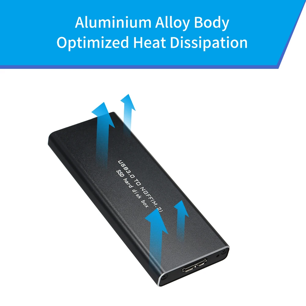 Корпус адаптер NGFF M.2 на USB 3 0 5 гбит/с SSD с UASP подходит для 2230 / 2242 2260 2280 мм ноутбуков|ssd