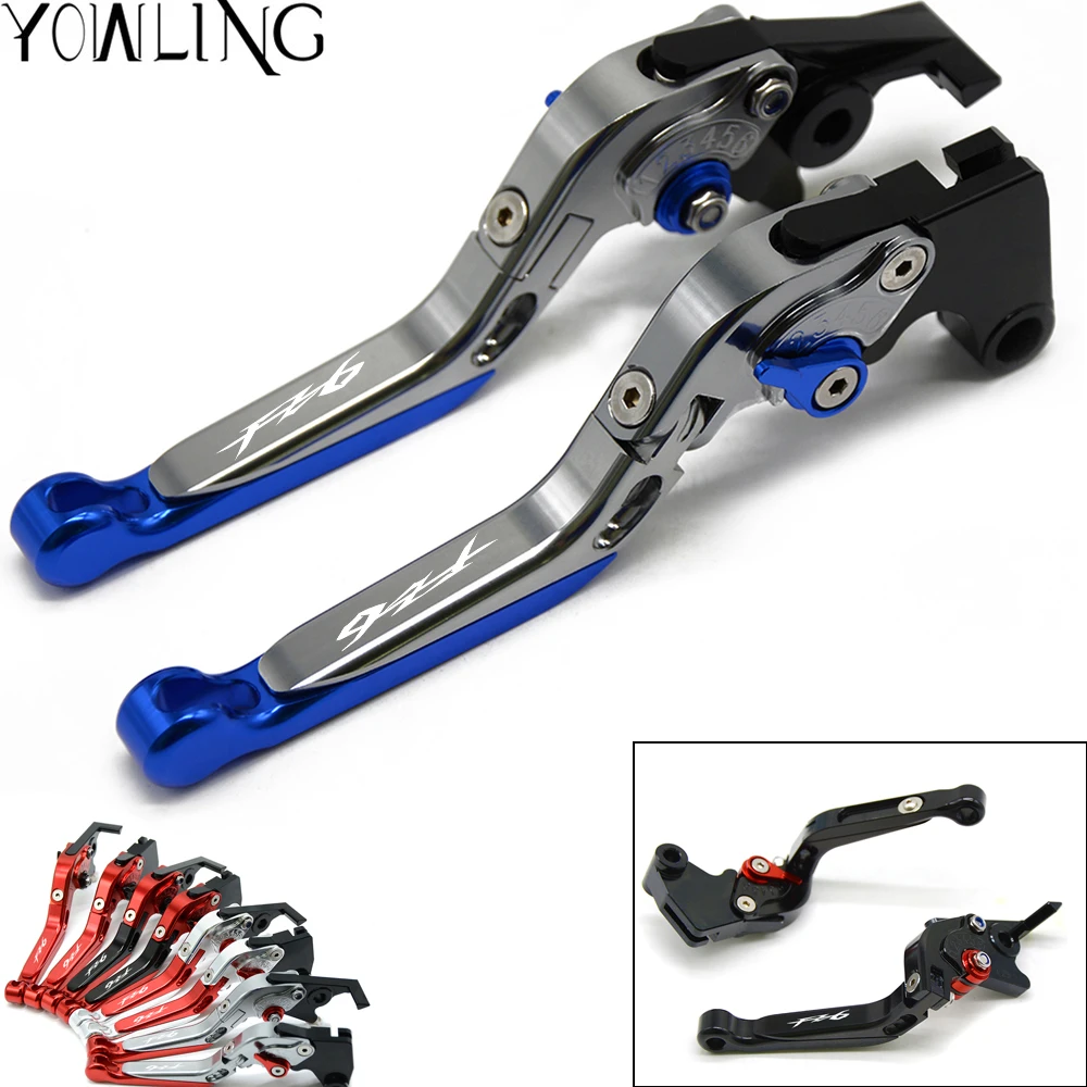 

Motorcycle CNC Folding Adjustable Extendable Handle Brake Clutch Levers For Yamaha FZ6 FAZER 2004 2005 2006 2007 2008 2009 2010