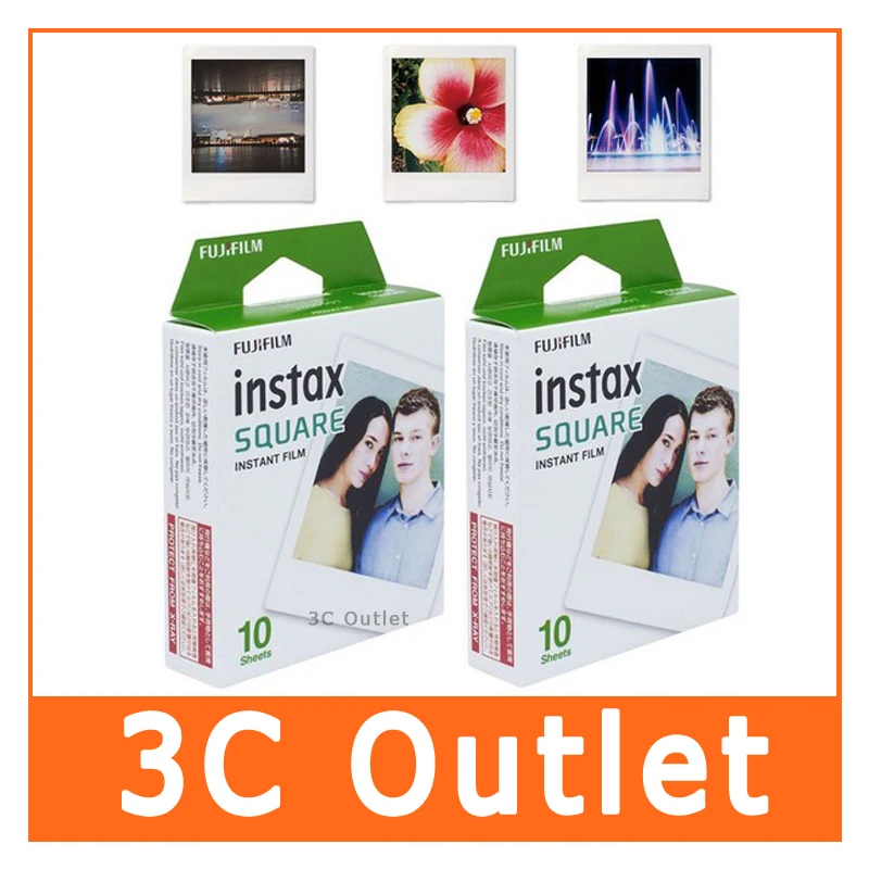 Fujifilm Instax Square SQ10 пленка 20 листов для Fuji формат мгновенной камеры|fujifilm instax|instax