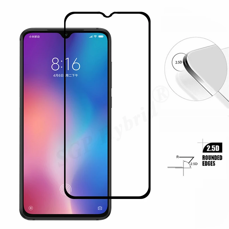 Защитное стекло для xiaomi mi 9 mi9 Защита экрана 8 lite light se pro explorer с полным покрытием