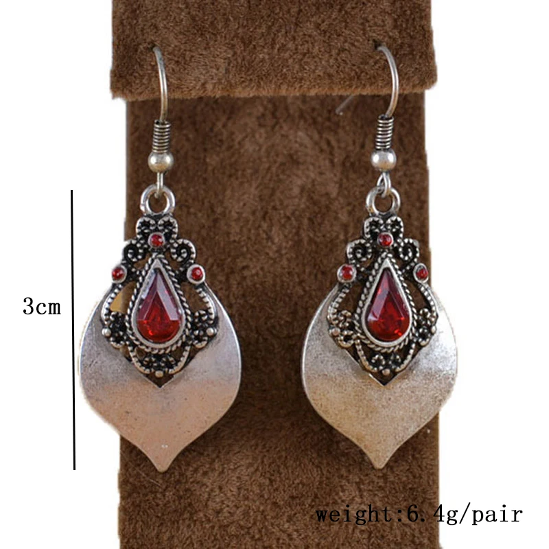 Новый Винтаж jewellery тибетский серебряный Ретро серьги падения оптовых хороший