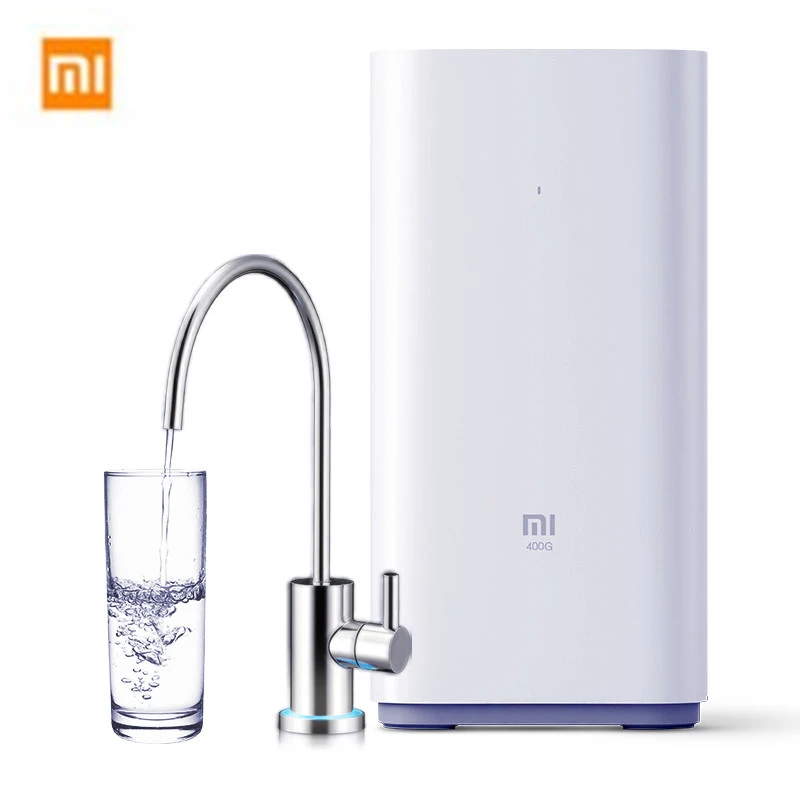 

Xiaomi Original Countertop RO Water Purifier 400G Membrane Reverse Osmosis Water Filter System Technology Kitchen Type Household