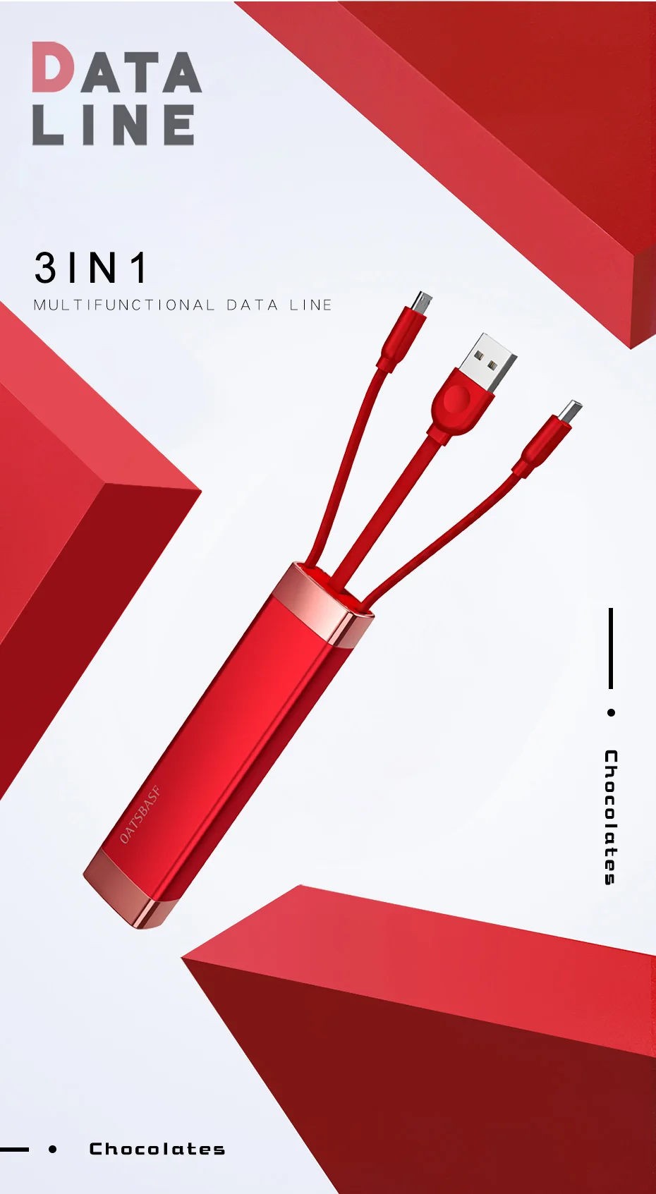 Oatsbasf 3 в 1 micro и type c usb кабель для iphone XR Xs Max X 8 7 6 plus Быстрая Зарядка Кабели зарядное устройство для мобильного телефона шнур