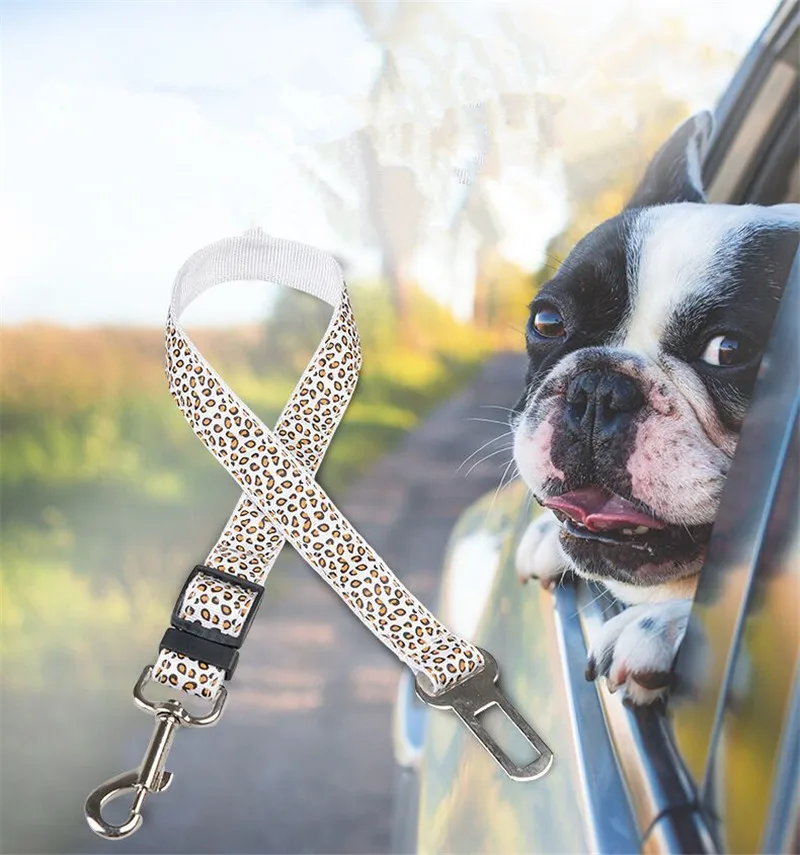 PD128 новый регулируемый ремень безопасности для собак|belt pet|pet safetydog car seat belt |