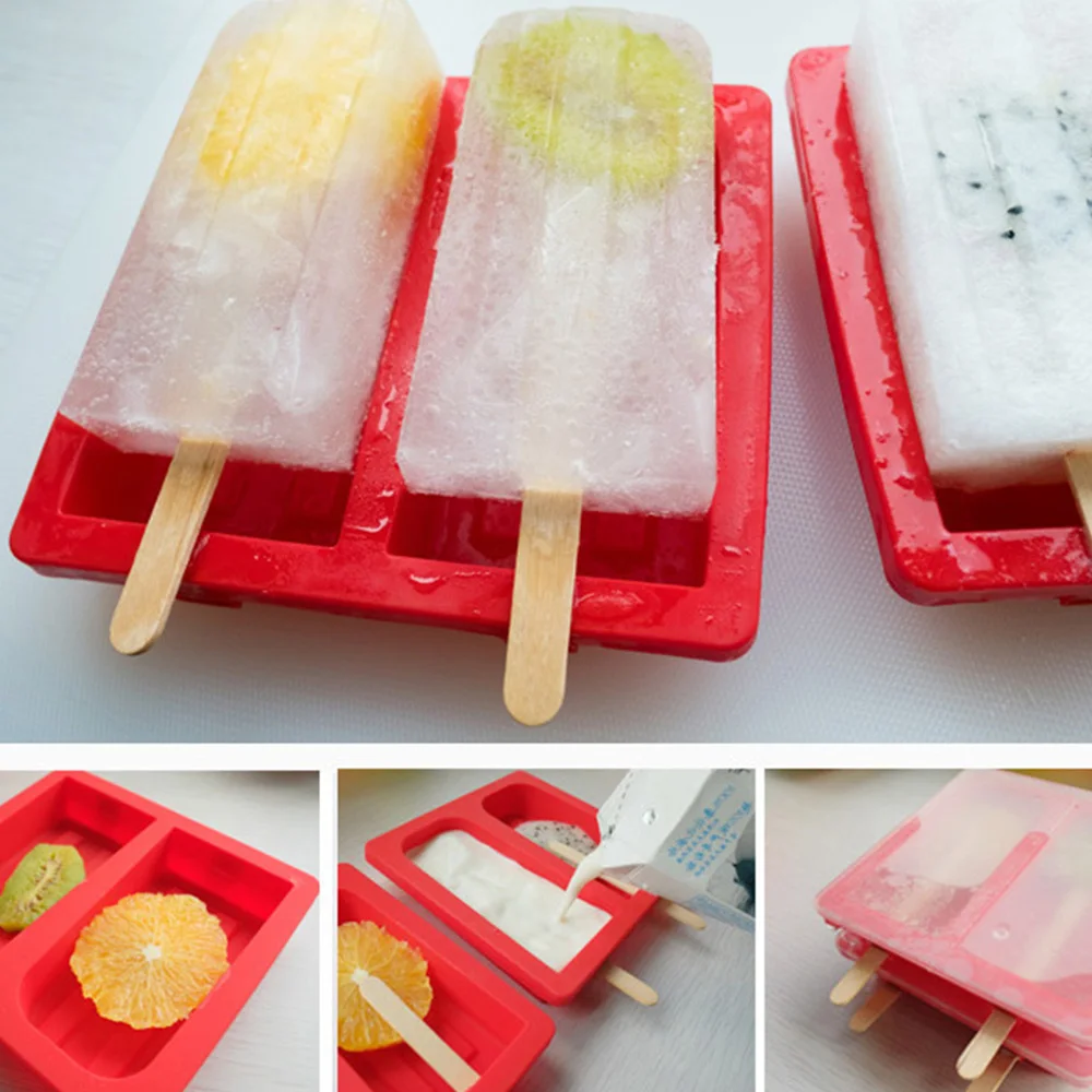 Детские летние силиконовая форма для Фруктового мороженого на палочке DIY