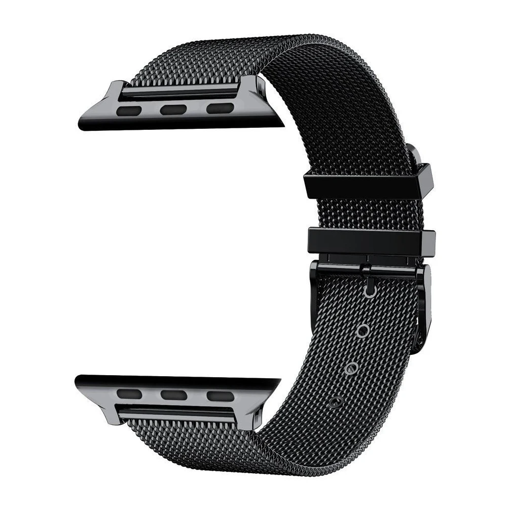 Ремешок из нержавеющей стали для apple watch 5 4 3 2 1 браслет наручных часов iwatch series 38 мм