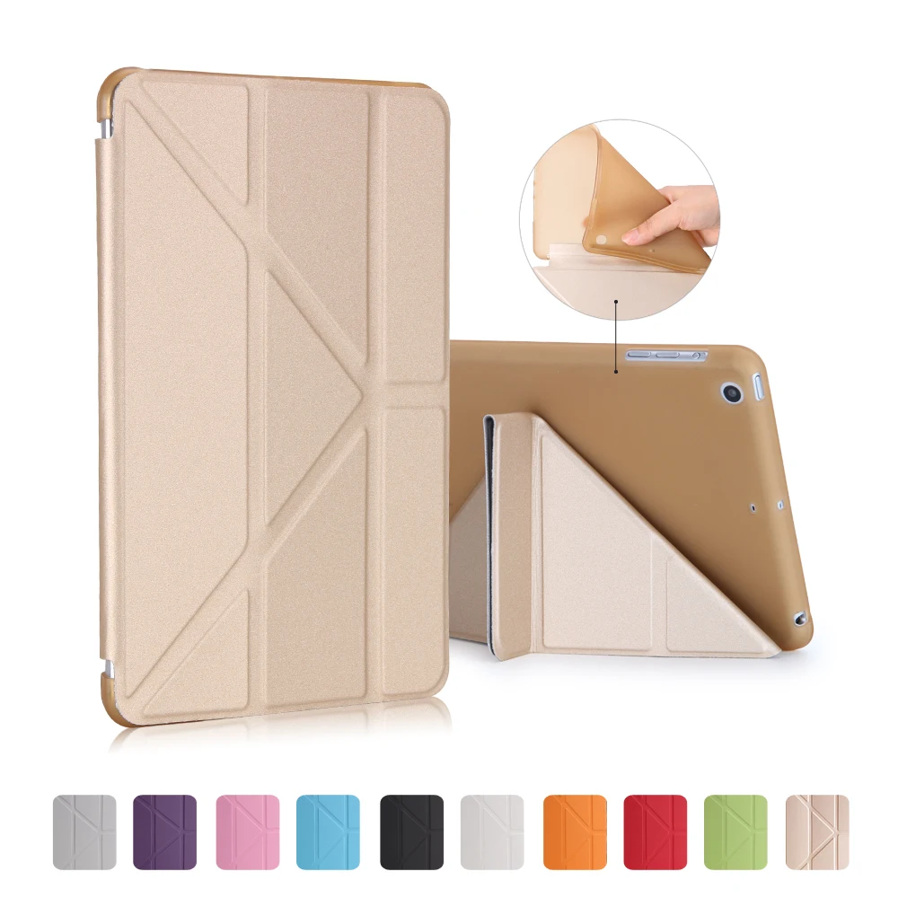 Чехол GOLP для iPad Mini 5 чехол из искусственной кожи и мягкая задняя откидная Подставка Авто Режим сна/Пробуждение Смарт-Чехол для iPad Mini 4 5