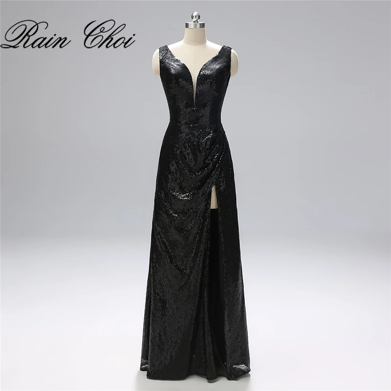 

Sequins Formal Prom Gowns vestidos de noche Sexy Long Prom Dresses 2020