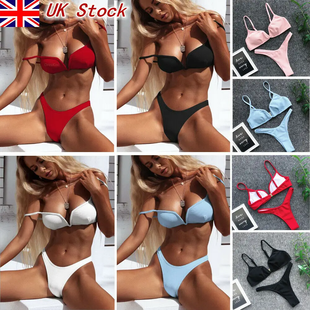 Лидер продаж 2019 женские треугольные плавки комплект бикини нижняя одежда для