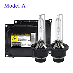 Model A SKYJOYCE 55 W HID D2S D4S комплект ксеноновых фар 35 W 4300 K 5000 K D2S D2R D4S D4R HID лампы 6000 K OEM D2S балласт комплект - Испускаемый цвет: Model A