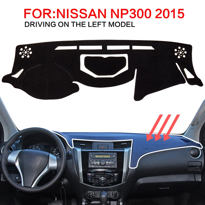 Коврик smabee для приборной панели автомобиля Nissan Navara NP300 D23 2015 2016 2017 2018 2019 аксессуары