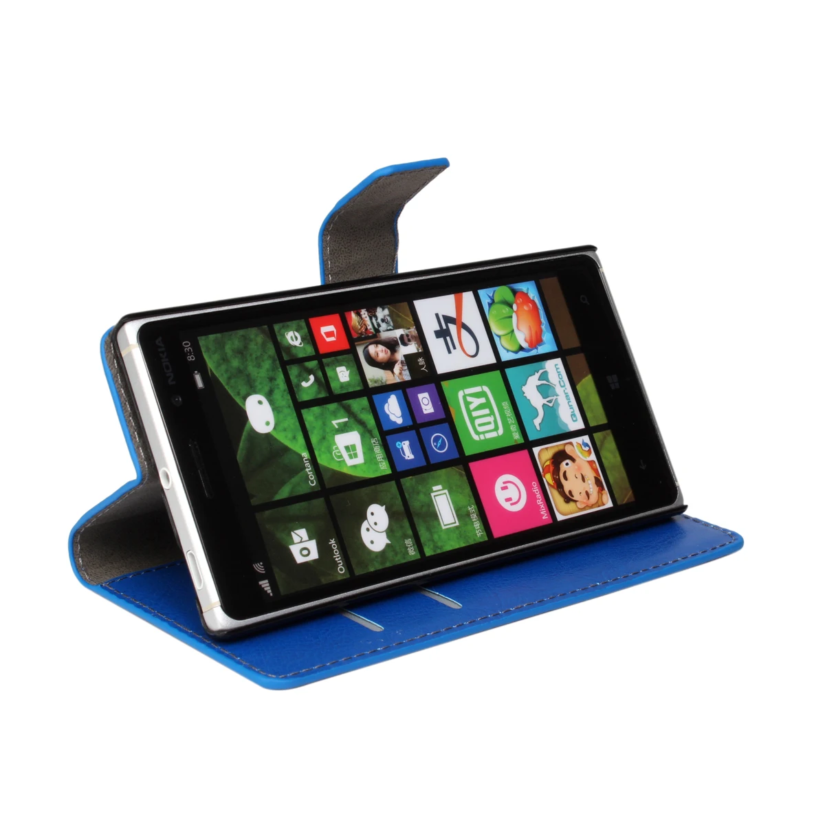 Fundas для Lumia 830 чехол с держателем карт Nokia телефона из искусственной кожи ультра
