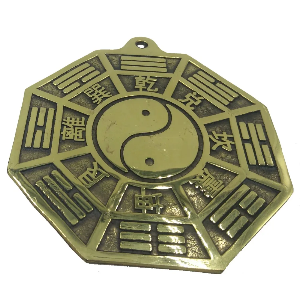 ANGRLY Китайский Меч зодиака медный процесс китайский самолет зеркало Taiji Bagua 100%