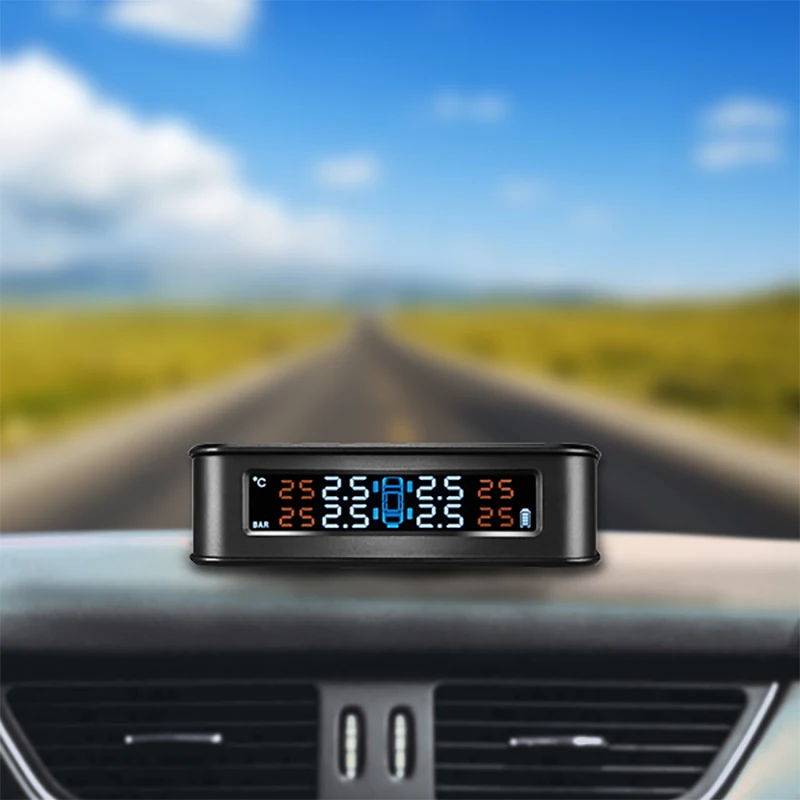 HESITE автомобильный TPMS внешний датчик давления в шинах Система мониторинга HD цифровой ЖК-дисплей беспроводной умный датчик давления в шинах