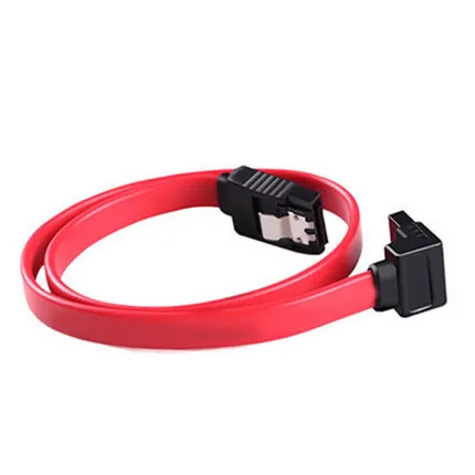 Быстрый SATA кабели SSD HDD HD Жесткий диск 7pin кабель под прямым углом последовательный