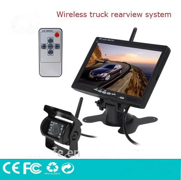 Беспроводной ночного видения цвет Заднего Вида резервного копирования ИК Камера