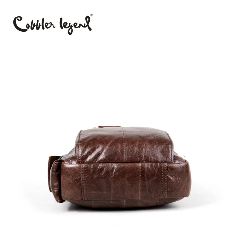 Мужская сумка на плечо Cobbler Legend из натуральной кожи с масляным воском коровья