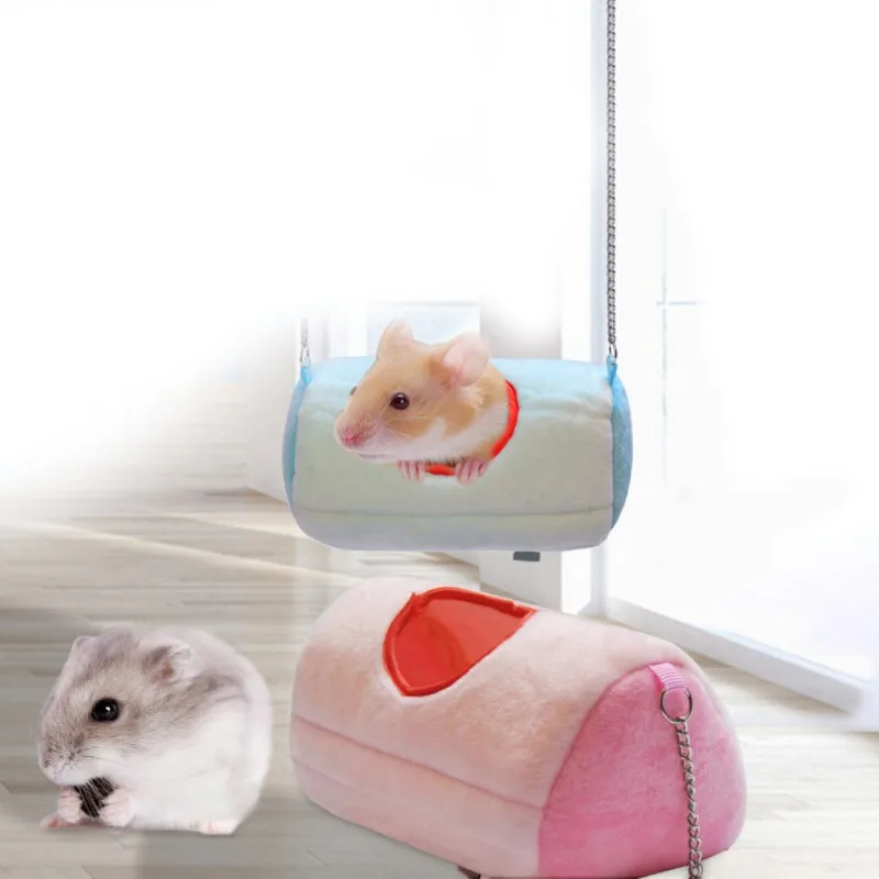 2018 хлопок Pet Гамак Подвеска для хомяка Мягкая Кровать Гнездо клеток белка крыса