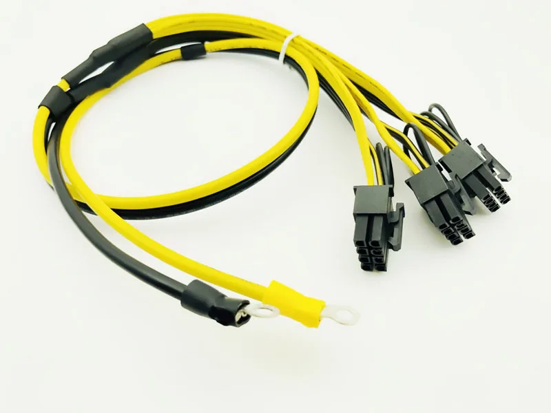 10 шт. кабель питания 8Pin кабели для видеокарт клемма O адаптер 12AWG + 18AWG