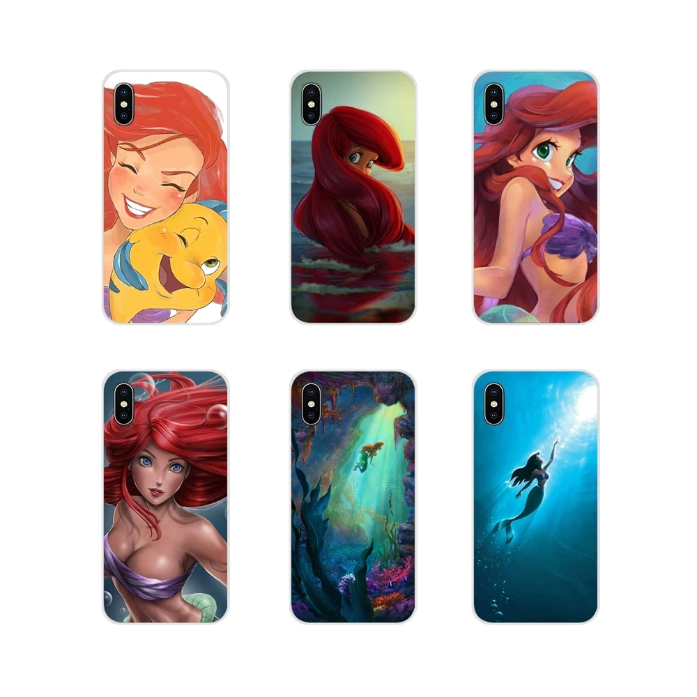 Аксессуары чехлы для телефонов Ариэль Русалочка Samsung Galaxy S4 S5 MINI S6 S7 edge S8 S9 S10 Plus Note 3