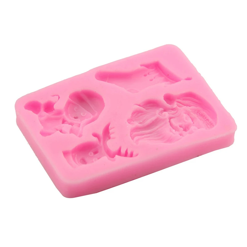 3D Рождественская серия Санта Клаус подарок олень елка костыли Снежная