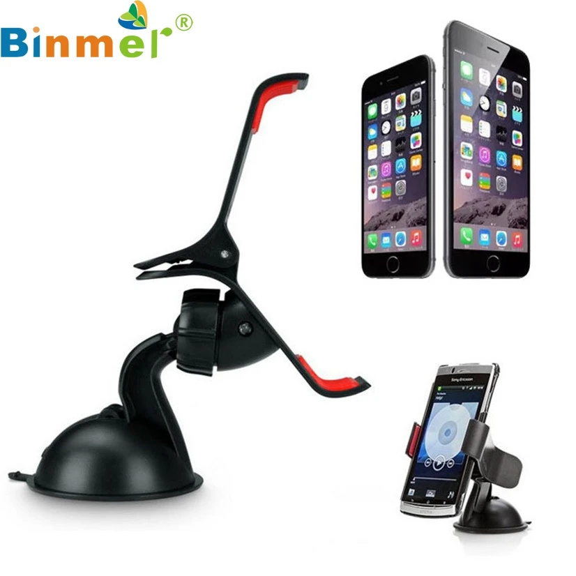 Factory price Universal Car Windshield Mount Stand Holder For iPhone 6/6 Plus Samsung GPS titular do telefone celular J03T | Мобильные