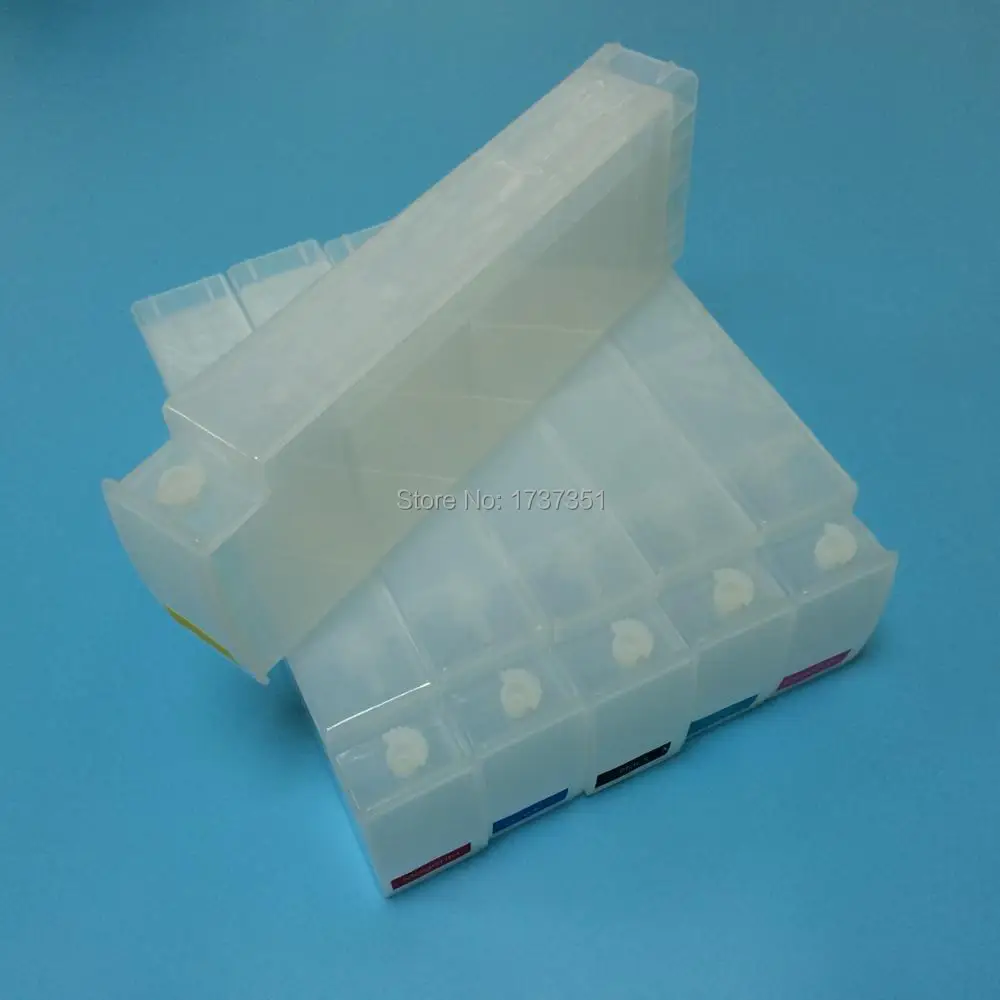 

Boma.ltd 1 Set 800ml large volume 81 83 Refill ink cartridge For hp designjet 5000 5000pc 5500 inkjet printer