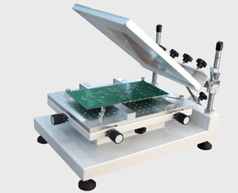 Высокоточный Ручной PCB Экран Пресс точный трафаретов паяльная печатная машина |
