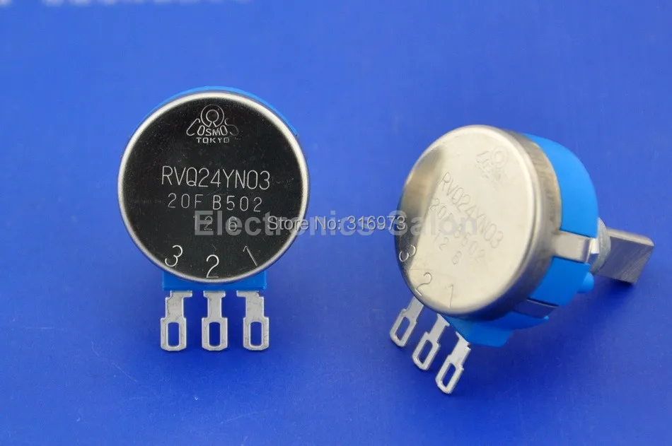 Роторный потенциометр (10 шт./лот) RVQ24YN03 20F B502 5K Ом долгий срок службы панели Pot