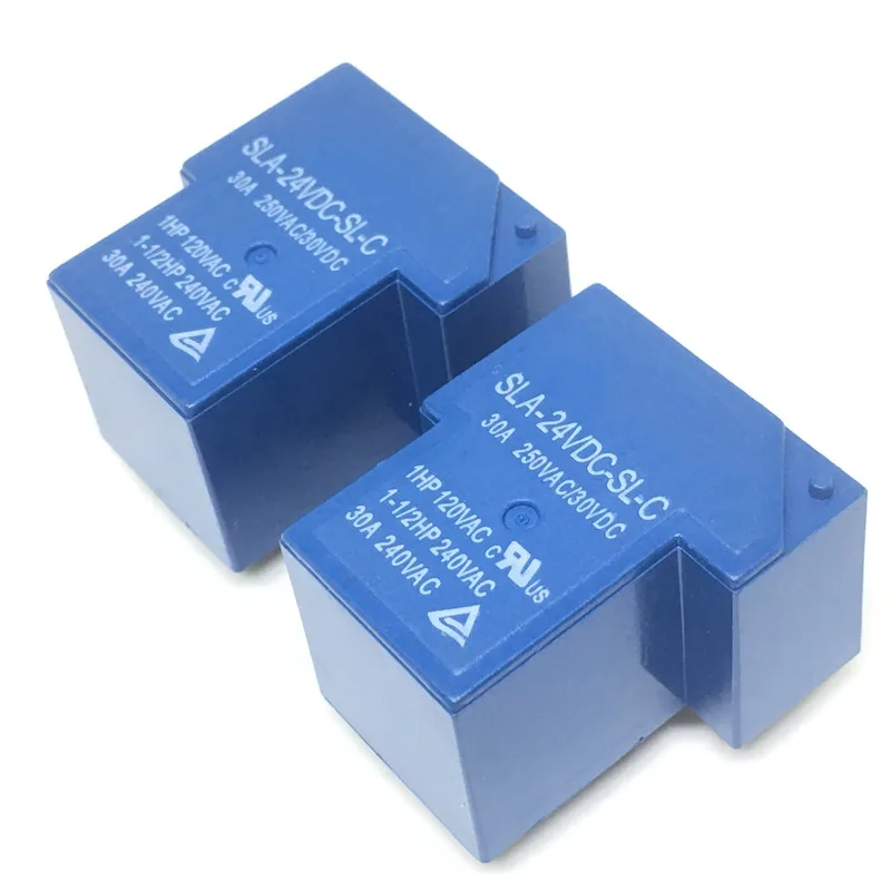 T90 катушки реле 24VDC 30A 250VAC 30VDC 6-контактный переходник с внутренней 1NO 1NC SLA-24VDC-SL-C PCB Тип Мощность реле