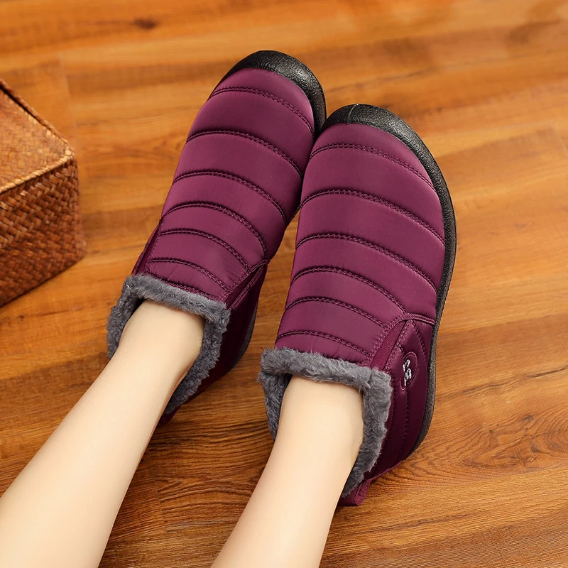 Женские ботинки новинка зимы 2019 модные женские ботильоны с плюшем женская обувь