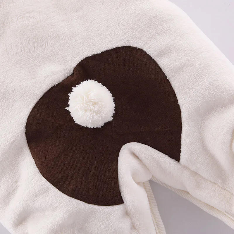 Baby Girl Romper Winter Warm Clothes Thickened Newborn Clothing Animal Rompers Bear Boy | Детская одежда и обувь