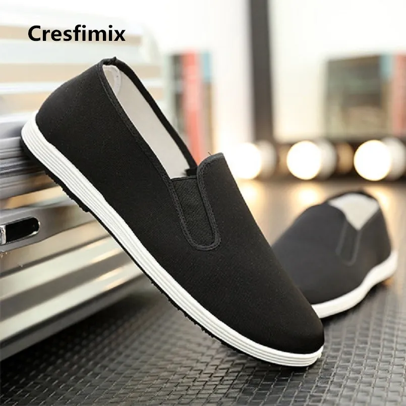 Туфли Cresfimix мужские в традиционном китайском стиле удобные Нескользящие ретро