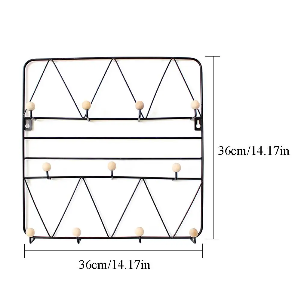 Скандинавский стиль настенный держатель для ключей полка хранения одежды