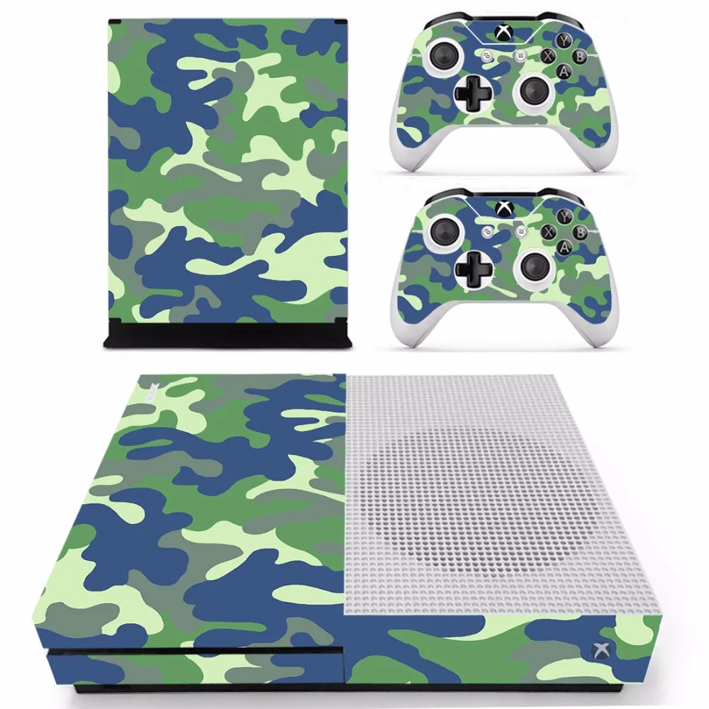 Новые камуфляжные наклейки для консоли Xbox One S и контроллеров тонкие виниловые