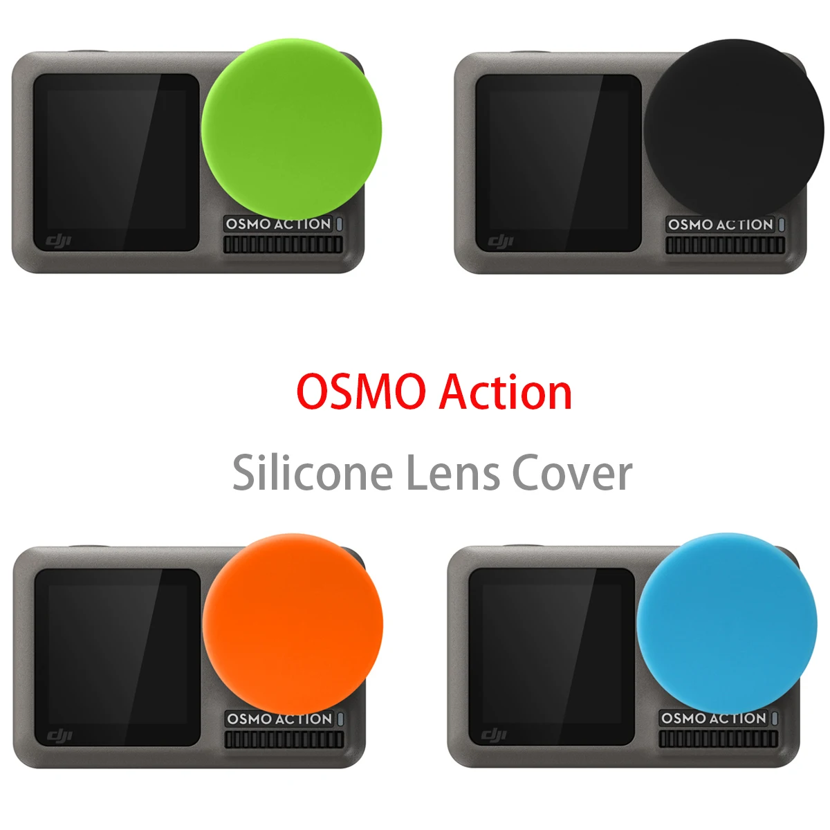 Силиконовая крышка для объектива камеры защитный чехол DJI Osmo экшн-защита от пыли