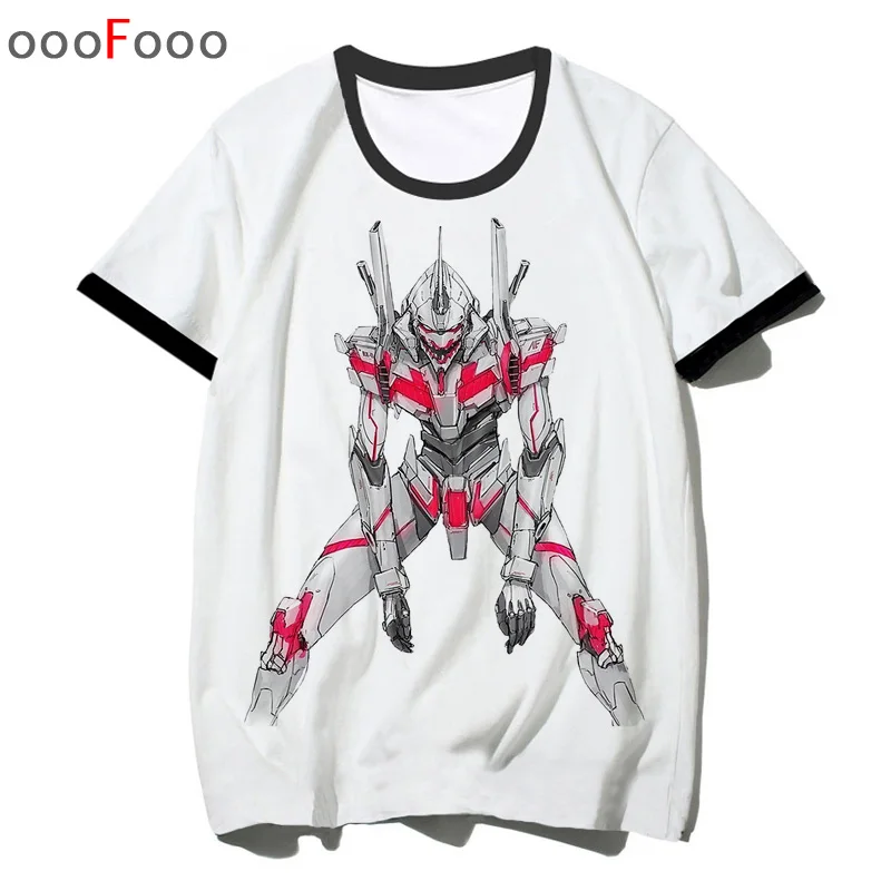 Футболка Evangelion ATTACK ANGEL, Мужская футболка EVA, топ с круглым вырезом, летняя футболка с рисунком для мужчин, мужская/wo Мужская футболка в стиле хип-хоп