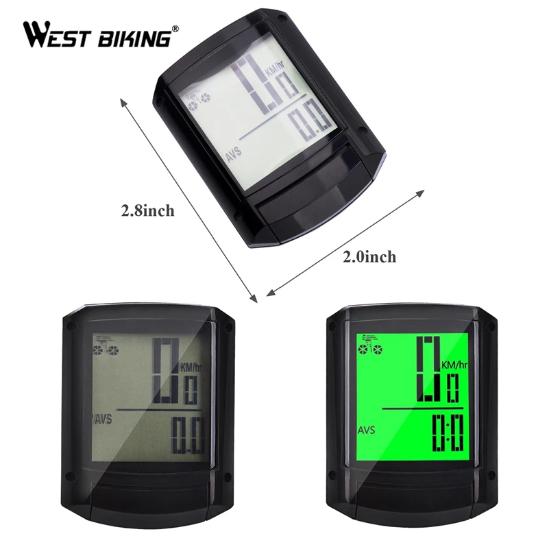 Водонепроницаемый беспроводной Велосипедный компьютер велосипедный спидометр