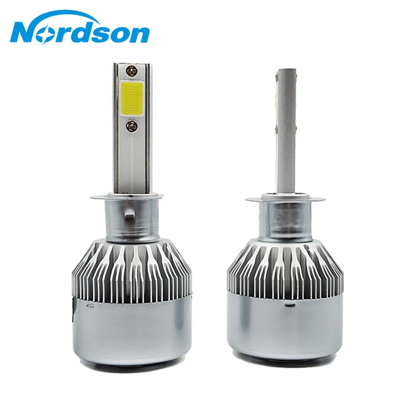 Автомобильная фара Nordson H7 H11 светодиодный комплект из 72 Вт 9600LM H1 H3 9005/9006 лампа