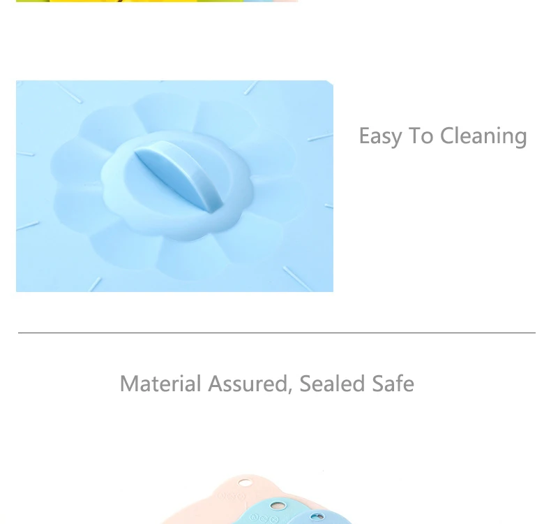5PCS Reusable Silica gel Spill Stopper Cover Universal Silicone Food Bowl Pot Lid Silicone Cover Pan Cooking Kitchen Accessories