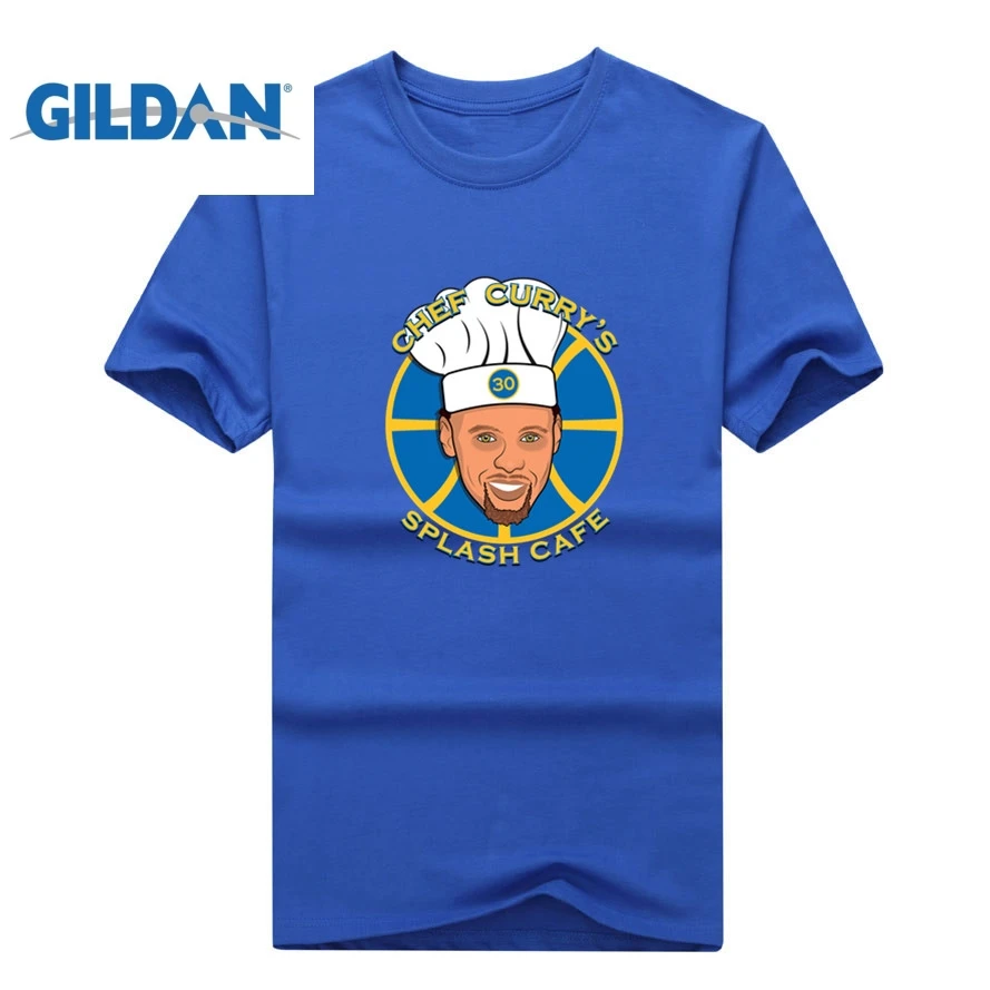 Персонализированные футболка Пользовательские Футболка Steph CURRY шеф повар Карри
