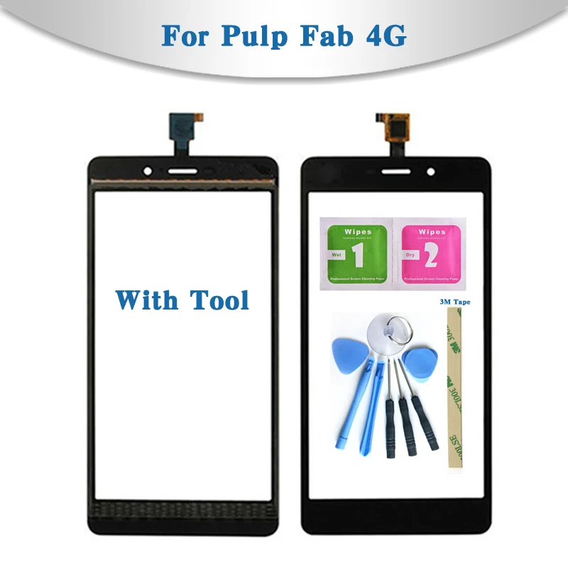 Замена высокого качества 5 &quotдля Wiko Pulp Fab 4G сенсорный экран дигитайзер Датчик