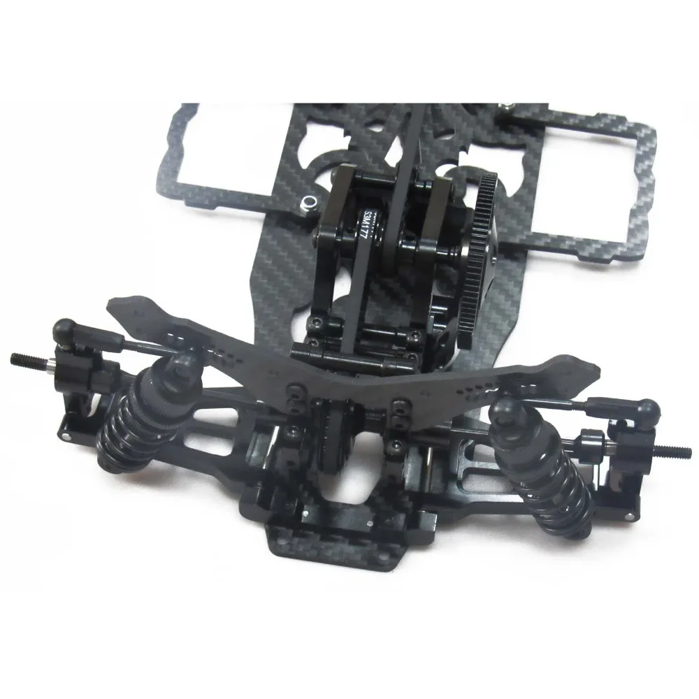OEM 1/10 сплава и углерода SAKURA D4 AWD EP Дрифт гоночный автомобиль рама кузова Комплект RC управления шасси автомобиля# KIT-D4AWD